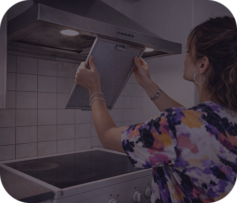 Hyresgäst rengör köksfläktens filter